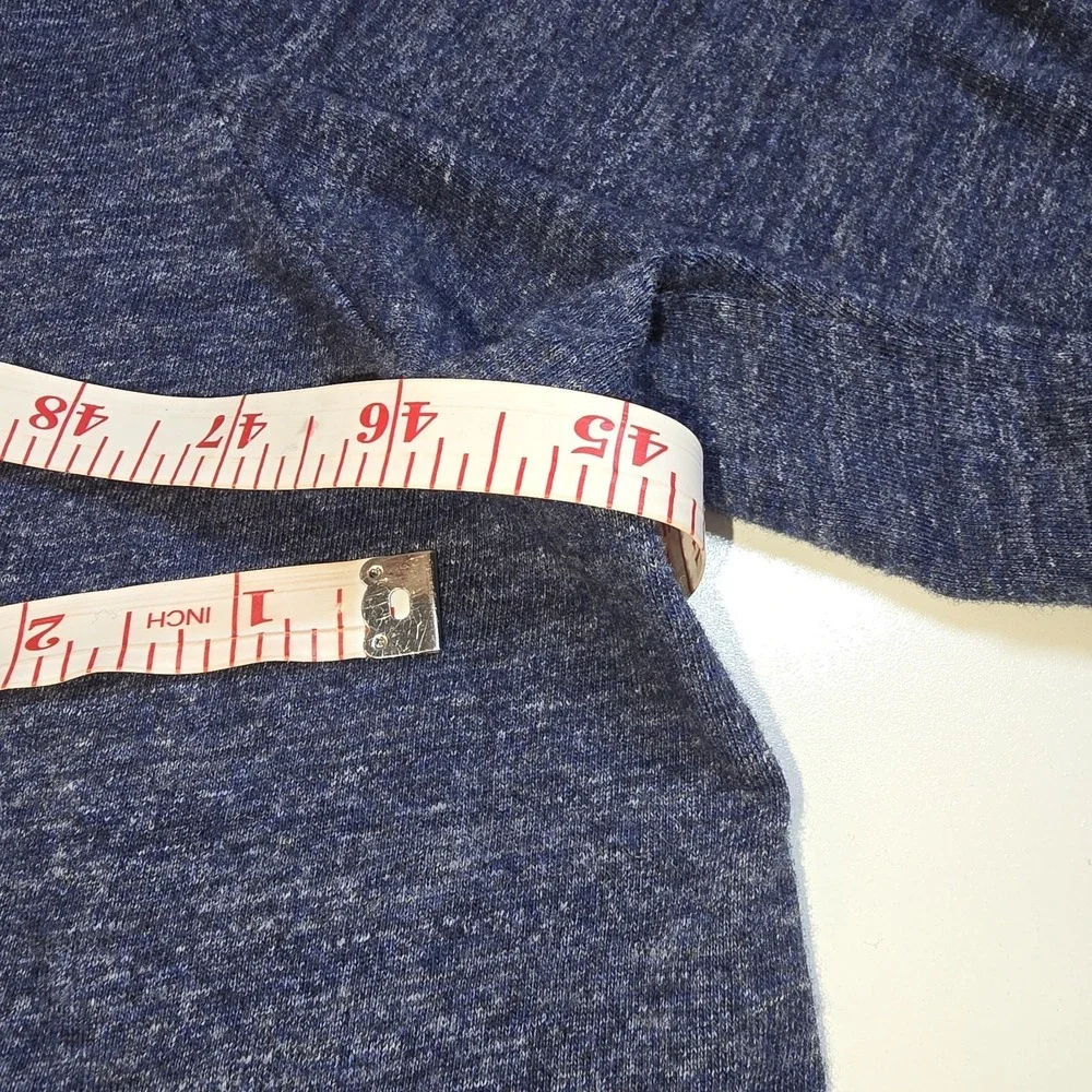 Polo Ralph‎ Lauren Men's V-Neck Long Sleeve Shirt Size XL Blue Heather Cotton